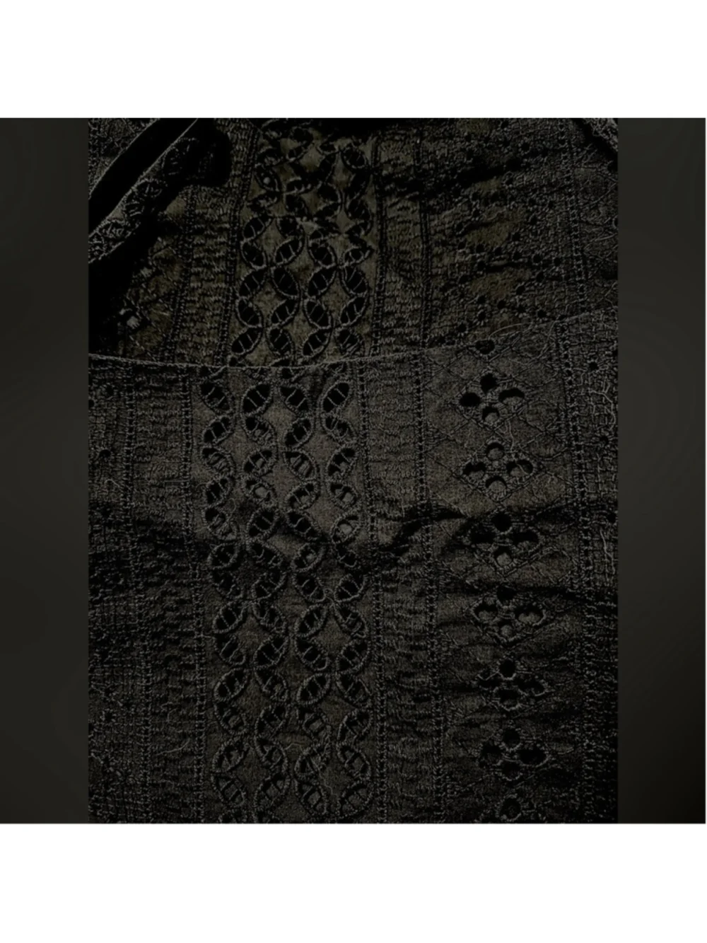 Sanctuary Black Eyelet Sleeveless MiniDress - Picture 9 of 9